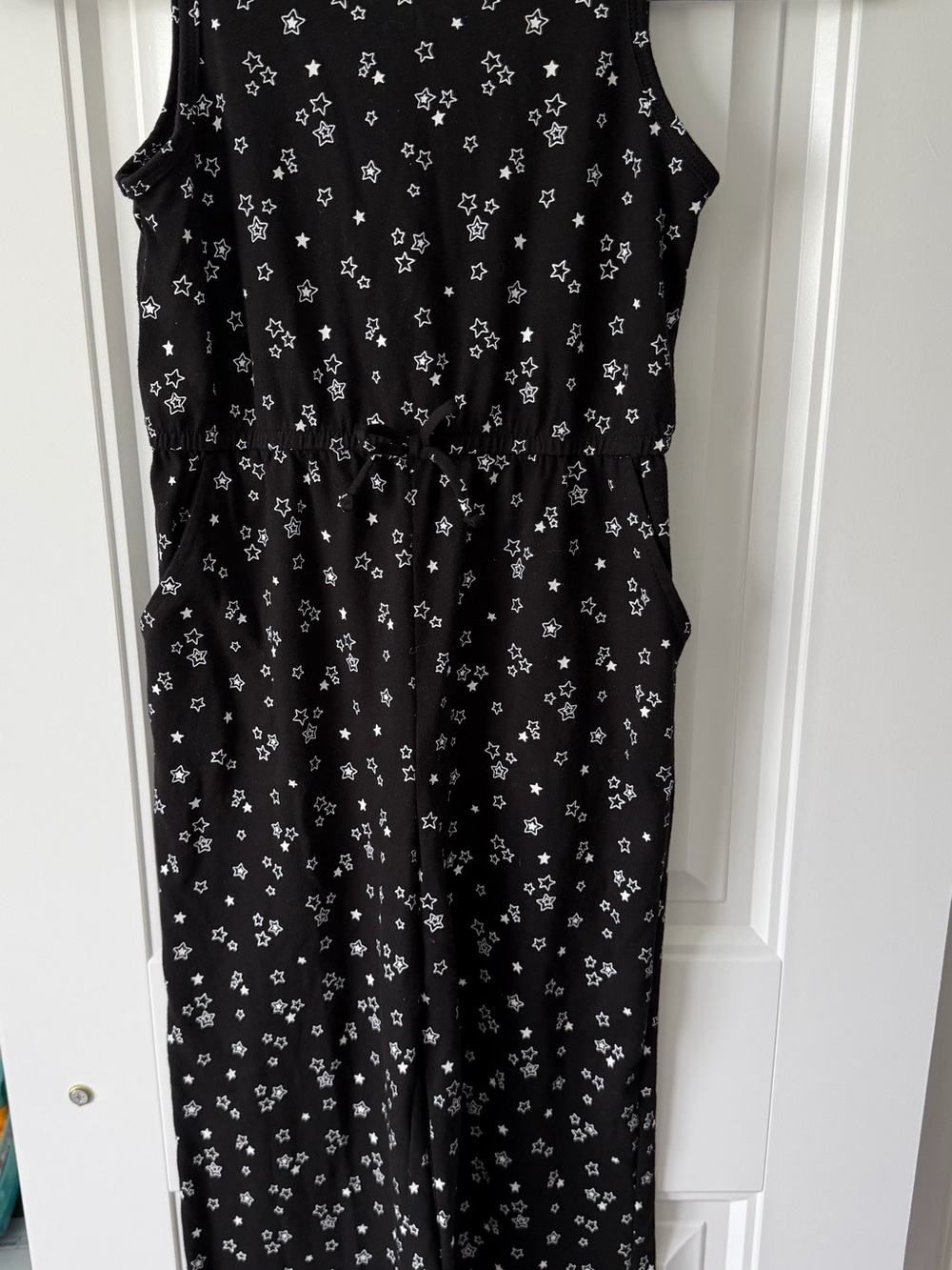The Wonder Nation - Girl’s sleeveless wide leg jumpsuit. Kids Size 7/8